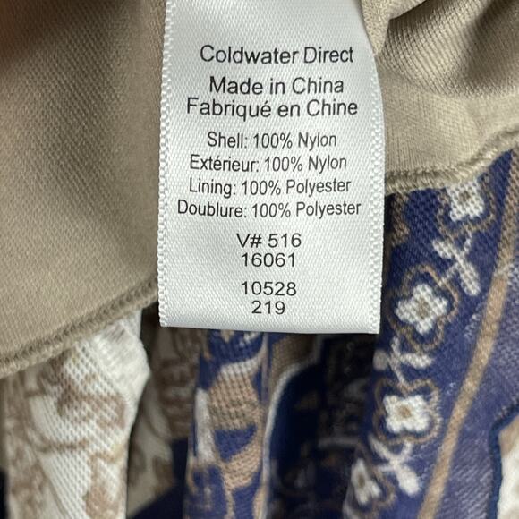 Coldwater Creek Skirt Womens XL Floral Pull On Nylon Asymmetrical Flowy Boho NEW - Picture 6 of 16